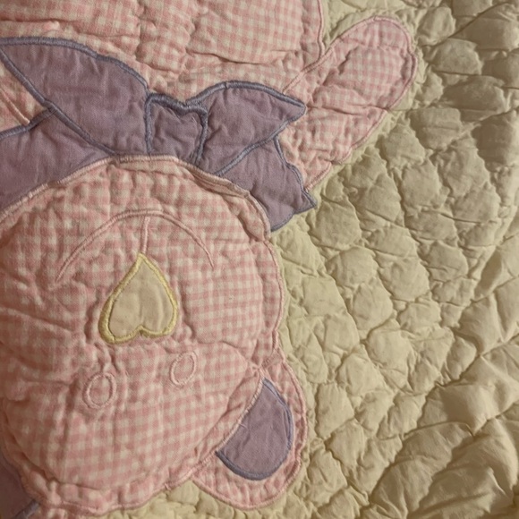 NWT Sweet Bear Bee Butterfly Toddler quilt (notX part of bundle sale) - Picture 9 of 15